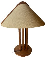 Domus Danish Design Table Lamp Teak Vintage Lamp Mid Century Modern picture
