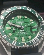 STUNNING SEIKO DIVERS 7002-7000 ARMY GREEN PADI DIAL AUTOMATIC MENS WATCH 280427 picture