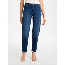 Chico's Slim Tapered Ankle Knit Denim Jeans NWT Size 1.5R or Size 10 picture