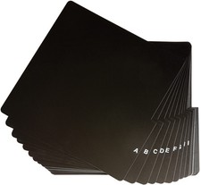 Crosley AC1046A-BK A-Z Vinyl Dividers, Black picture