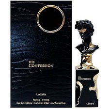 Lattafa Men's His Confession EDP Spray 3.4 oz Fragrances 6290360599113 picture