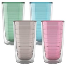 Tervis 16oz Double Wall Insulated Tritan Tumblers 4 Pack Bayou View Pastel picture