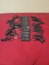 LOT of 10 Genuine HP 90W BLUE TIP AC Adapter Charger 19.5V 4.5MM & POWER CORD picture