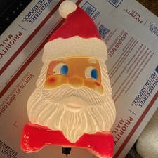 VTG Santa Head Double Sided Blow Mold 12” Empire Carolina Enterprises picture