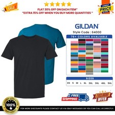 Gildan G640 Mens Softstyle Ringspun Cotton Jersey Knit Crew Neck Plain T-Shirt picture