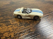 Tyco vintage Dodge Viper Convertible HO Slot Car  Glow In The Dark  Blue picture