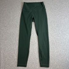Lululemon Wunder Train High-Rise Leggings 25” Women’s Size 6 Green Yoga Gym picture