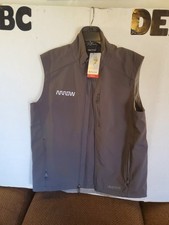 Marmot Approach Vest Men's Large Soft Shell Water Repellent Solid Gray Full Zip picture