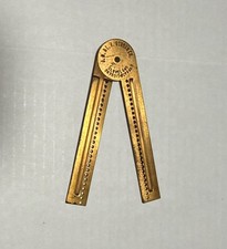 VTG B&B 1928 Patent Angle Protractor & 8