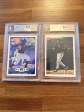 1993 Bowman Manny Ramirez Rookie RC #669 & 1999 UD Victory Graded 8.5 Lot picture