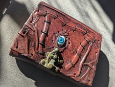 NEW Hocus Pocus Book of Spells Leather Journal Hocus Pocus Spell Book Prop picture