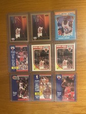 Michael Jordan Lot of (9) w/ (2) 1989-90 Fleer #21 & 1990-91 NMint BV$350.00 picture