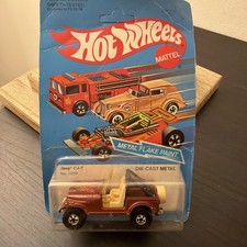 1982 Hot Wheels Jeep CJ-7 No. 3259 Brown unpunched card picture