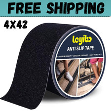 Anti Slip Tape, 4 Inch x 42 Ft Grip Tape for Stairs Outdoor/Indoor, Waterproof N picture