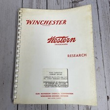 Vtg Olin Winchester Ammunition Summary Report Project 1959 Book Pamphlet Booklet picture