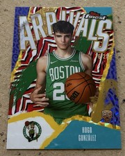 25/26 Finest Hugo Gonzalez Arrivals Red Black Refractor RC 16/25 Celtics Spain picture