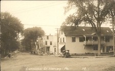 Hartland ME Commercial Street c1910s Real Photo Vintage Postcard bhn picture