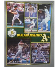 Oakland Athletics 1990 NOS SEALED HUGE 42x58