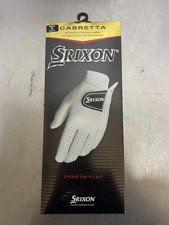 Srixon Unisex Cabretta Leather White Golf Glove Premium All Weather Soft S New picture