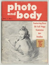 Photo And Body V1#1 Joan Blondell 1950 Madeline Castle 64p Pinup Magazine M40194 picture