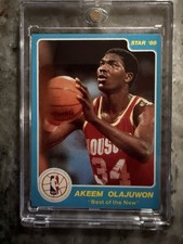 The Star Co. 1986 Star '86 Best of the New Akeem Olajuwon RC Rockets picture