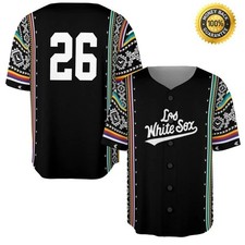 Custom Name Los White Sox Ponchos Jersey Giveaway 2026 - USA Size picture