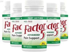 1-5PK Factor 5 Organic Joint & Muscle Support Complex 120ct Pills-New picture