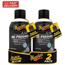 2 pk Meguiar's G181302 Whole Car Air Re-fresher Odor Eliminator Mist, Black picture