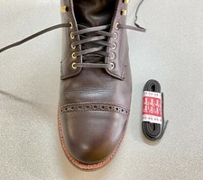 5mm FLAT Waxed Dress Shoelaces Boot Casual Oxford Shoe Laces Strings Bootlaces picture