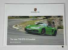 2021 Porsche 718 GTS 4.0 Cayman Boxster Hardcover Dealer Advertising Brochure picture