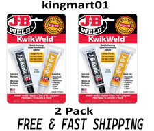 J-B Weld KwikWeld  Epoxy Adhesive Gray 2 oz each- Pack of 2 picture