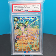 Bandai 2024 DBS Masters Cell, Complete Terror BT26-109 SPR PSA 10 picture
