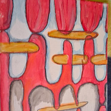 Original Hand-Painted Abstract Painting By Dustin Kane 2026 picture