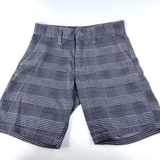 Brixton Black and Gray Checkered Men's Shorts picture