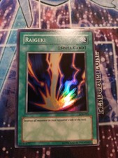 Yugioh Raigeki LOB-053  UNLIMITED LP SUPER  picture