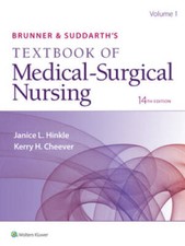 Brunner & Suddarth's Textbook of Medical-Surgical Nursing - Hardcover - GOOD picture