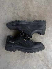 Mephisto Men’s Barracuda Black Leather Shoes, Size 10.5 Waterproof Gore-Tex picture
