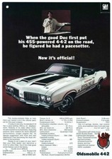 1970 OLDSMOBILE 442 Convertible Indy 500 Pace Car  DECORATIVE REPLICA METAL SIGN picture