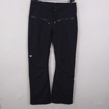 Obermeyer Ski Pants Womens 8 Black Insulated Snow Trousers Waterproof Winter picture