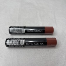 Lot of 2 New Sonia Kashuk Lustrous Shine Lip Crayon Color Stick 04 SWEET PEA picture