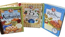 NEW Gooseberry Patch Cookbook Lot of 3 Quick Easy Autumn Rush Hour 5 Ingredients picture