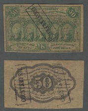 Contemporary COUNTERFEIT 1st Issue 50c 1862-63 Fractional Currency picture