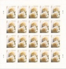 2011 White Wedding Roses 100-stamp set Creative stamp collectibles picture