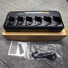 PMLN6588A Multi-Unit Charger 6 Pocket For Motorola R2 CP200 CP200D PR400 Radio picture
