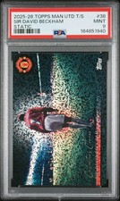 2025 TOPPS MANCHESTER UNITED TEAM SET | STATIC#38 David Beckham POP 1 RARE picture