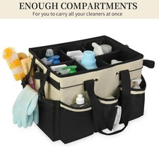 Wearable Cleaning Caddy Bag with Handle Multifunctional Large Cleaning Supplies. picture