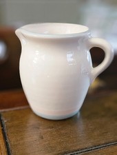 Vintage Pfaltzgraff Aura Pink Stoneware Creamer Pitcher *Excellent Cond.* picture