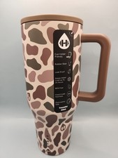 NEW HydroJug Traveler 40 oz Duck Camo Insulated Tumbler with Handle and Straw picture