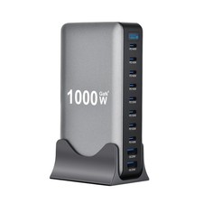 1000W Fast USB C GaN Ⅲ Pro Charger Block,8 Port Charging Station,Dual 140W PD3.1 picture