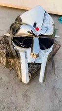 Halloween MF DOOM Mask Mad-Villain Steel Face Armor Medieval Hand-Forged Mask picture